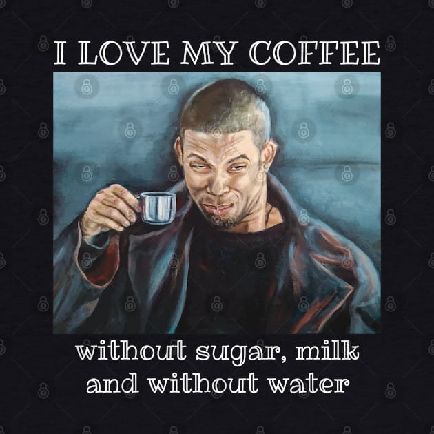 FUNNY COFFEE PRINT by SPACE ART & NATURE SHIRTS 